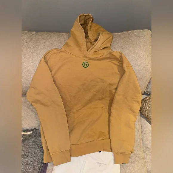 HIDDEN NY | Shirts | Hidden New York Mini Logo Tan Hoodie Size 